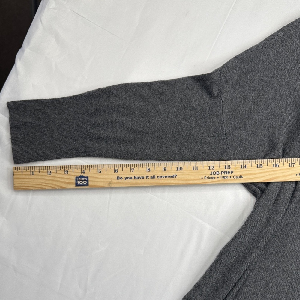 Eileen Fisher Charcoal Knit Sweater size medium M but slightly oversize roomy - Picture 5 of 6